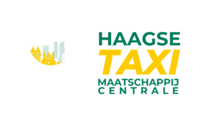 Haagse Taxi Maatschappij Centrale inverted logo
